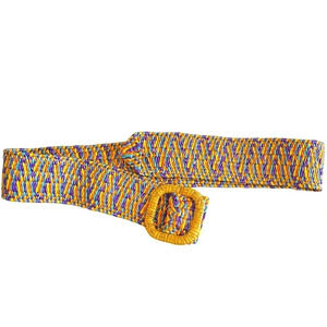 MILOR Elastic Multicolored Waist Belt M/L